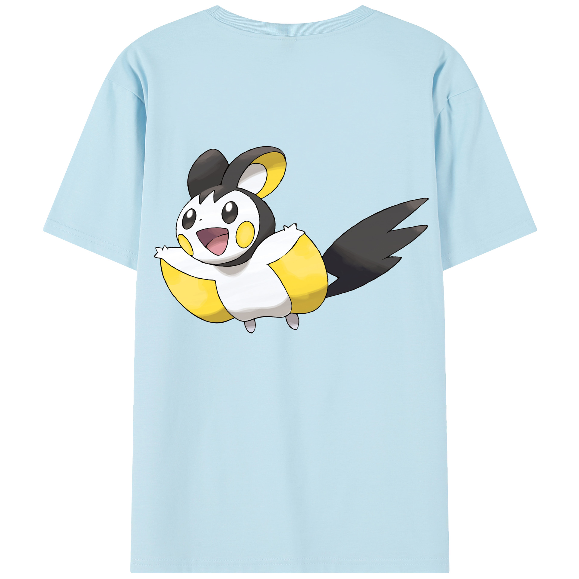 （画像用） ポケットモンスター Pokémon 綿100％半袖Tシャツ（背面プリント）
